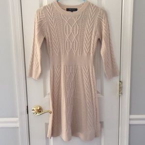 Sweater dress, 3/4 sleeve